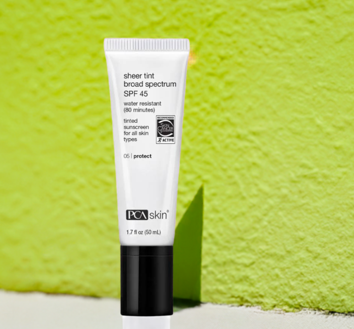 PCA Sheer Tint Broad Spectrum SPF 45
