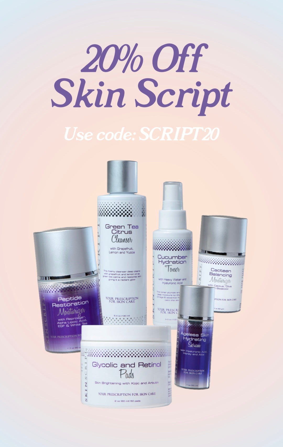 Skin Script Advanced Renewal Serum with Retinal